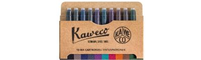 Cartouches d'encre Kaweco 10-Pack mélange de couleurs