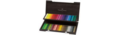 Crayons de couleur Faber Castell Polychromos étui en bois à 120 pièces Compendium