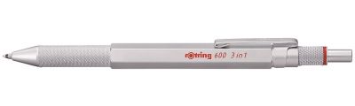 rOtring 600 Stylo multifonction Silver