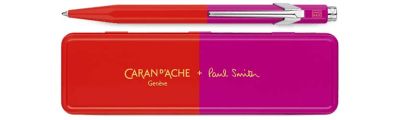 Caran d'Ache 849 PAUL SMITH Stylo à bille Warm Red & Melrose Pink - Edition limitée