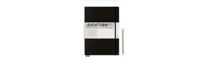 LEUCHTTURM1917 Notebook (A4+) Master Slim Hardcover Ruled Black