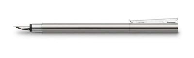 Faber-Castell NEO Slim RVS stylo-plume brillant 