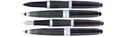 Diplomat AERO Stripes Noir 