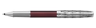 Parker Sonnet Metal &amp; Red Lacquer CT Rollerball