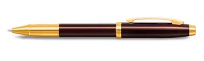 Sheaffer 100 Coffee Brown PVD Gold stylo roller 